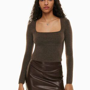 Wilfred Palma Sweater Squareneck Knit Sweater (NWT)